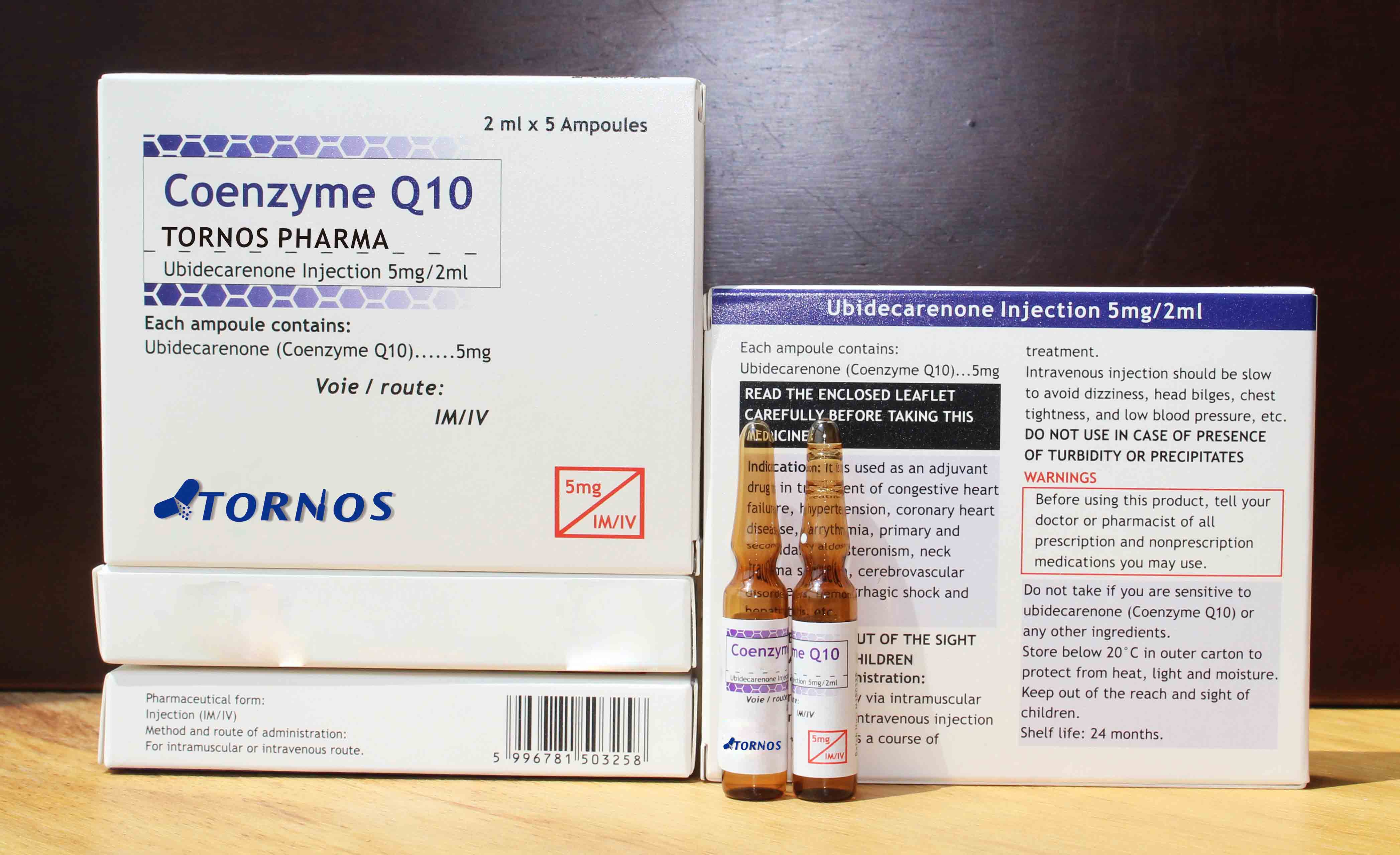 Coenzyme Q10 for  injection 5mg/2ml