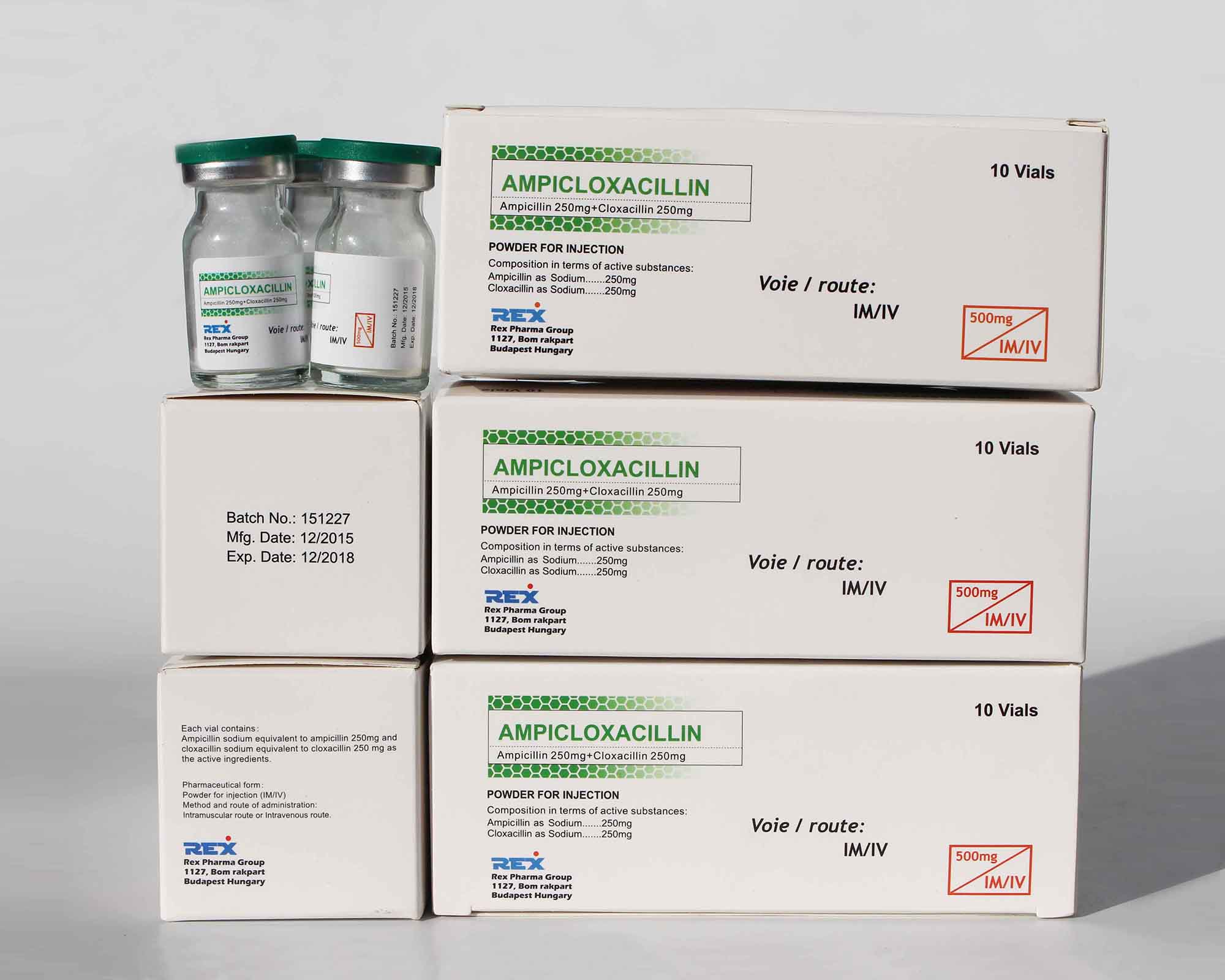 ampicloxacillin powder for injection  500mg